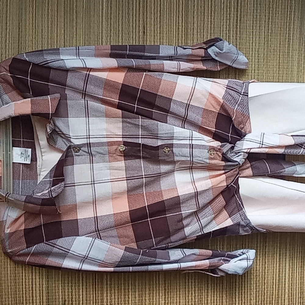 Pink Slacks Dress Pants sz 6p bubble gum pink and matching shirt med